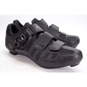 Fenlern Mens Size EU 42 US 8.5 Black Tripple Strap Mountain Cycling Bike Shoes